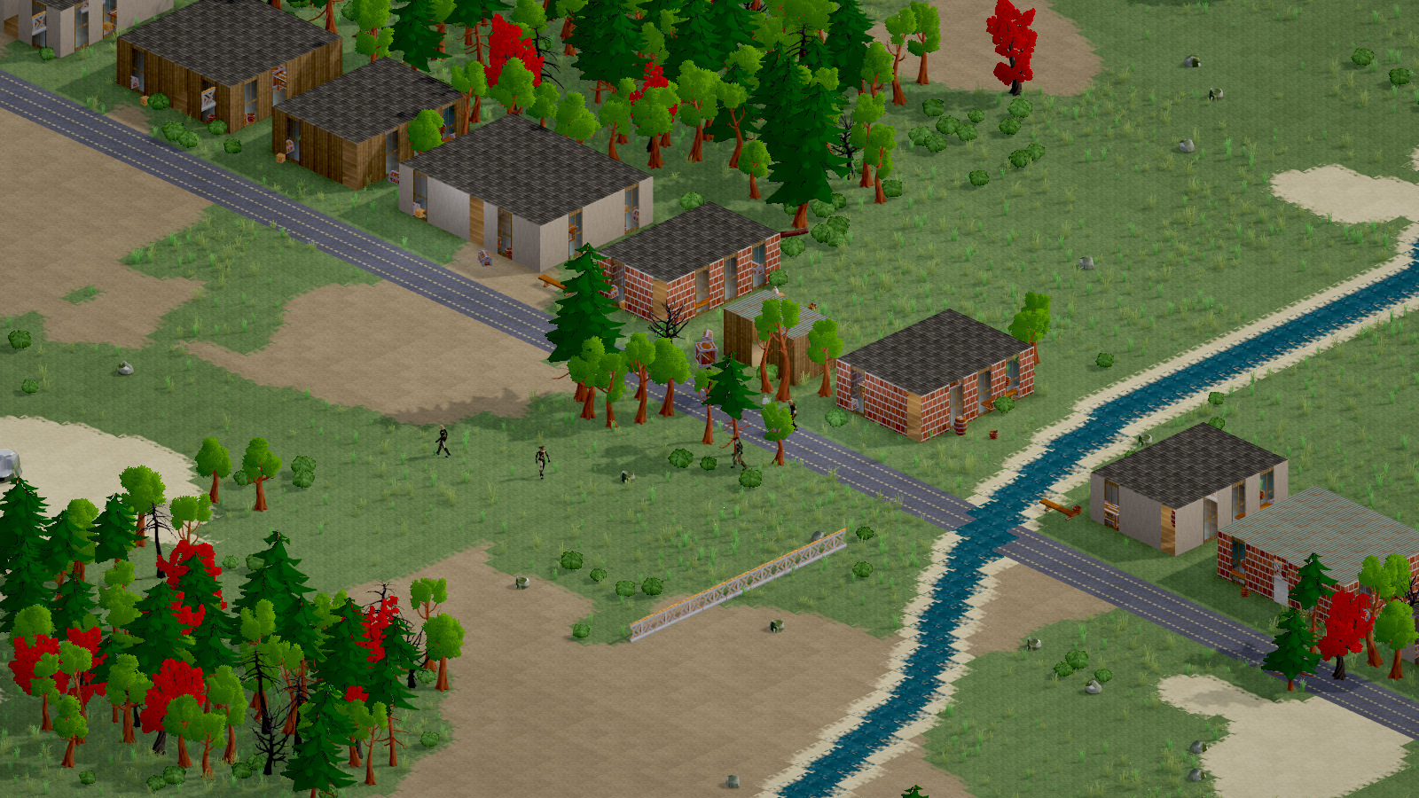 Village by the river